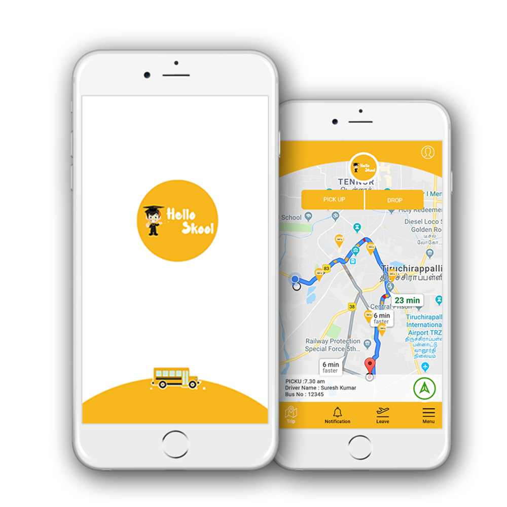 Hello Skool, School bus Tracking App | TechGimmicks 